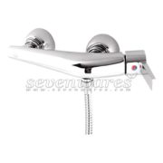 شیر توالت مدل باران کروم - پپکو